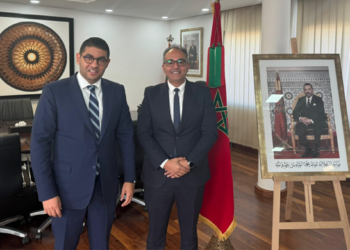 ministro-marroqui-juventud-cultura-comunicacion-mohamed-mehdi-bensaid-recibe-director-politicas-tiktok-oriente-medio-wael-ezzat