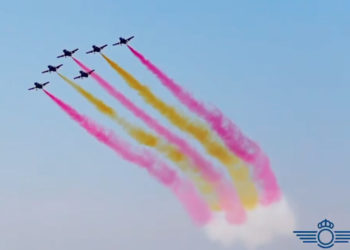 patrulla-aguila-bandera-valencia-marrakech-dana