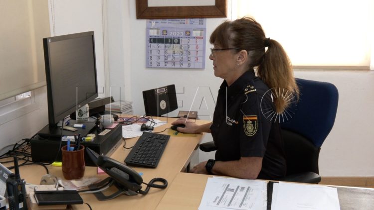 La inspectora Eva María Pérez García
