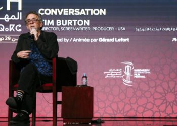 tim-burton-monica-bellucci-festival-cine-marrakech