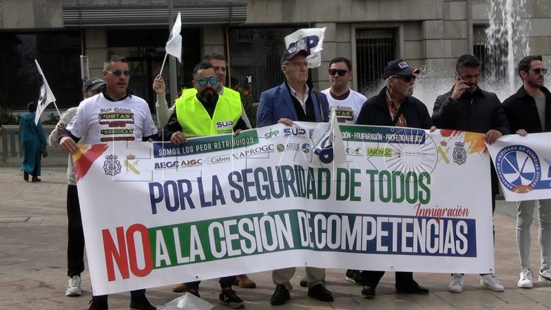 concentracion-policias-guardias-civiles-cesion-competencias-cataluna